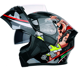<span class=keywords><strong>Casque</strong></span> de moto à point rabattable <span class=keywords><strong>jaune</strong></span> <span class=keywords><strong>noir</strong></span> quatre saisons écouteurs <span class=keywords><strong>casque</strong></span> de moto - Product Image 4