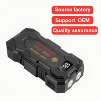 Démarreur de batterie haute puissance à super condensateur 20000mAh portable pour voiture, camion, moto avec lumière d'urgence LED