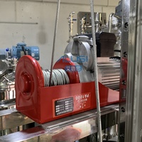 Moteur de mélangeur agitateur industriel automatique haute vitesse pour dispersion de lotions, liquides, détergents, savons et produits chimiques, en acier SUS316L, pour broyeur