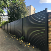 Panneaux décoratifs de clôture en métal découpé au laser pour jardin, écrans d'intimité en aluminium et acier, design artistique résidentiel pour cour arrière