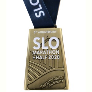 Diseño de campana 3D Medallas de maratón Medallas personalizadas Medallas deportivas - Product Image 3
