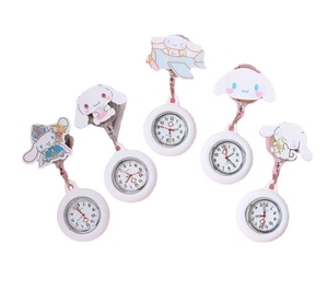 Lovely Safe Eco-Friendly Cartoon Nurse Doctor Retractable Pocket Watches Home Use <b>Badge</b> Reel Heart Stethoscope Syringe <b>Clips</b> Usa - Product Image 4