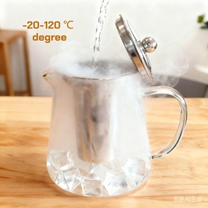 Produttore promozionale acqua <span class=keywords><strong>teiera</strong></span> di vetro prezzo competitivo <span class=keywords><strong>in</strong></span> <span class=keywords><strong>acciaio</strong></span> inox <span class=keywords><strong>teiera</strong></span> con infusore borosilicato <span class=keywords><strong>teiera</strong></span> di vetro - Product Image 2