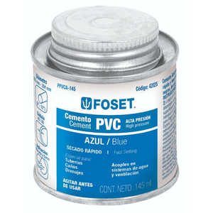 Cemento Azul Pit PPVCA-145 para PVC, Agente de Desobstrucción de Tuberías de hasta 12', Botella de 145 ml - Product Image 1