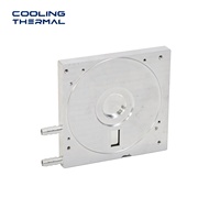 Placa Fría de Aluminio Soldada por Fricción Personalizada con Microcanal Interno para Módulo de Refrigeración de CPU, GPU y Servidor