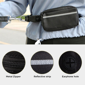 Ayarlanabilir çok fonksiyonlu köpek tasma yansıtıcı Bungee bel kemeri katı naylon eller serbest kolay yürüyüş için kürklü arkadaş - Product Image 3