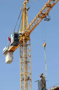 Grúa torre de construcción China Brandton de 16 toneladas, grúa torre de Bahrein para gran venta