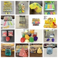 Vormbaar Vaseline-gevuld squishy speelgoed, niet-terugverende stressverlichtende knijp-speelgoed, schattig fruit-kaas-boterdeeg sensorisch fidget speelgoed