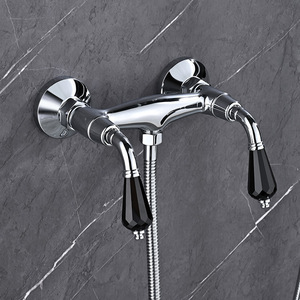 <span class=keywords><strong>Shower</strong></span> Set kuningan desain mewah, keran kamar mandi pegangan ganda dengan Lampu & lembut fitur panas dingin diskon besar perlengkapan bak mandi - Product Image 3