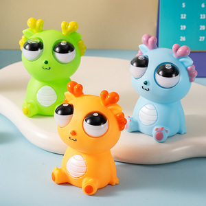 Hai đô la rồng <span class=keywords><strong>Pop</strong></span> PVC Thần Tài ép đồ chơi cho bé trai dễ thương thiết kế phát hành căng thẳng lo lắng cứu trợ cho các bên nhà máy bán buôn - Product Image 2