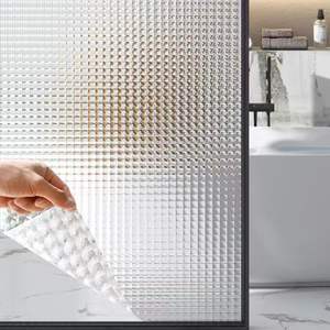 Film adhésif électrostatique en PVC <span class=keywords><strong>pour</strong></span> vitres, <span class=keywords><strong>autocollant</strong></span> de confidentialité <span class=keywords><strong>pour</strong></span> la maison, effet œil de chat 3D, <span class=keywords><strong>translucide</strong></span>, opaque, surface givrée, longueur 30 m - Product Image 1