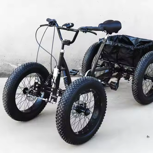 Cuatriciclo Todoterreno de Cuatro Ruedas con Neumáticos Anchos para Playa y Nieve, con <span class=keywords><strong>Pedales</strong></span> y Capacidad de Carga - Product Image 1