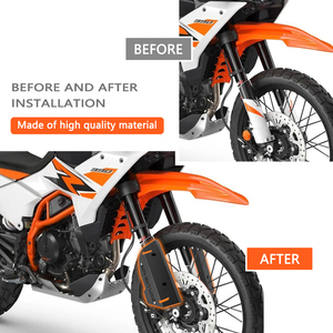 Pour <span class=keywords><strong>KTM</strong></span> <span class=keywords><strong>390</strong></span> <span class=keywords><strong>ADVENTURE</strong></span> <span class=keywords><strong>R</strong></span> 2025 – Accessoires Moto : Protection de Fourche Avant et Plaque de Protection d'Amortisseur <span class=keywords><strong>390</strong></span> ADV <span class=keywords><strong>R</strong></span> - Product Image 3