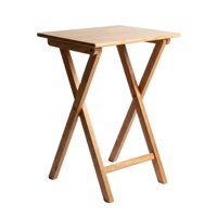 Table basse pliable en bois naturel écologique moderne avec étagère de rangement pour la maison, le bar, le salon et le bureau