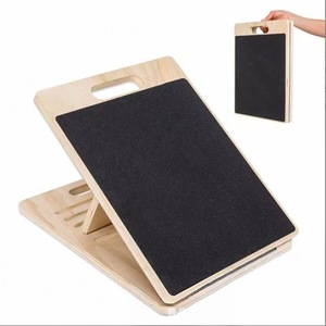 Planche d'équilibre en bois avec surface antidérapante pour la correction de la posture et l'entraînement de la stabilité de la cheville, équipement de gym - Product Image 2