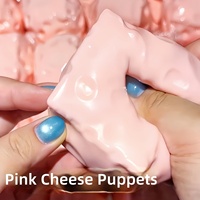 Jouet Squishy en TPR souple et collant, fait main, en forme de fromage/beurre, cube extensible à presser, pour la décompression émotionnelle et anti-anxiété