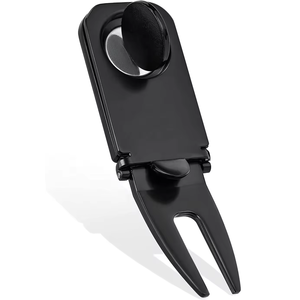 हॉट सेलिंग पेटेंट फैक्टरी थोक थोक अनुकूलित नरम चुंबकीय सिगार धारक गोल्फ डिवोट टूल गोल्फ बॉल मार्कर - Product Image 1