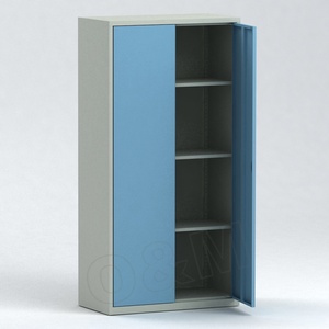 <span class=keywords><strong>Armoire</strong></span> <span class=keywords><strong>de</strong></span> classement en acier à double porte <span class=keywords><strong>de</strong></span> 2 m <span class=keywords><strong>de</strong></span> hauteur, verrouillable, en métal, pour le rangement <span class=keywords><strong>de</strong></span> documents et d'archives <span class=keywords><strong>de</strong></span> bureau - Product Image 4
