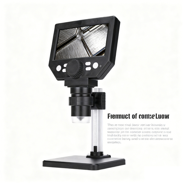 Digital Microscope 1000X With 4.3 Inch LCD Display for PCB Inspection Mobile Repair