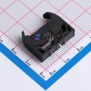 BS-170903 Button & Strip Battery Connector Through hole Component (THT) Connector Battery Holder Stainless Steel Gold - Product Image 2