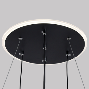 <span class=keywords><strong>Lampadario</strong></span> <span class=keywords><strong>a</strong></span> <span class=keywords><strong>sospensione</strong></span> LED nero popolare in acrilico e alluminio, 3CCT, illuminazione <span class=keywords><strong>a</strong></span> tre colori, spedizione dagli Stati Uniti, 1 pz. - Product Image 6