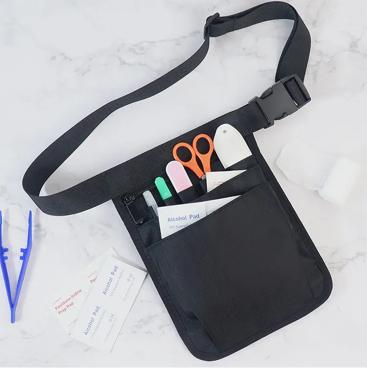 Nurse Waist Small Pouch Medical Organizer Belt Bag Waist Pack Bag Custom 4-In-1 Convertible Nurse Fanny Packs For Nurses