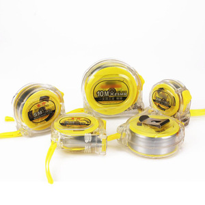 Cinta métrica de acero inoxidable de 3M, 5M, 7.5M, 10M con bloqueo automático de botón y retorno automático para carpintería y decoración - Product Image 1