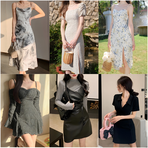 Liquidación de Vestidos de Verano para Mujer, Surtidos, Poliéster/Algodón, Gran <span class=keywords><strong>Descuento</strong></span> en Ropa Usada - Product Image 1