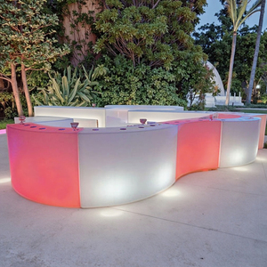 Armarios nocturnos de cocina completa de lujo, juego de armarios de isla, coctelera blanca personalizada, diseño moderno Modular de gabinetes de <span class=keywords><strong>Bar</strong></span> de Australia - Product Image 1