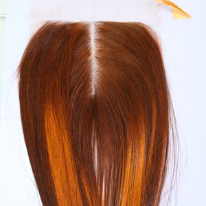 Piano Non-Remy Vietnamese Human <b>Hair</b> <b>Extensions</b> Brown Transparent for Lace Double Drawn Short 300gr Raw Customizable Packaging - Product Image 6
