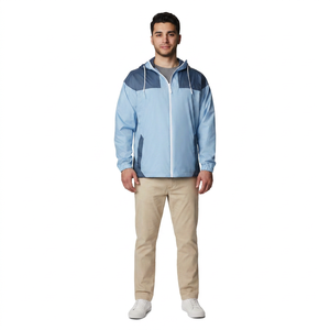 Plus Size Customizable <b>Canvas</b> Hooded Pullover Windbreaker Jacket Embroidered Logos Half Zip Waterproof Unisex Starter Winter - Product Image 1