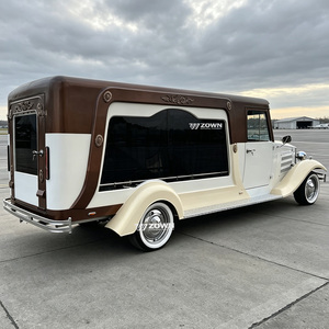 Voiture de transport de cercueil de luxe vintage OEM avec traitement de surface de qualité supérieure pour l'achat par les maisons funéraires étrangères - Product Image 1