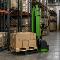 Prix usine 1000 kg 1300 mm Transpalette élévateur autoporteur électrique portable pour chargement rapide sur camion, levée en 4 étapes