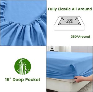 100% Bamboo Solid <strong>King</strong> Duvet Cover Set 300TC Sateen Weave Eco-Friendly Soft Smooth Luxury Hotel-Style Custom <strong>Size</strong> Wholesale - Product Image 6
