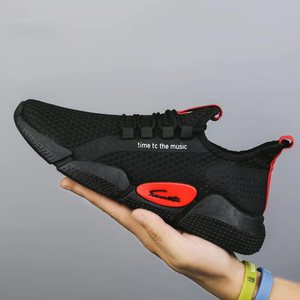 Chaussures de marche décontractées pour hommes, respirantes, en maille légère, semelle intérieure en PVC, semelle noire, personnalisables, baskets automne/hiver - Product Image 2