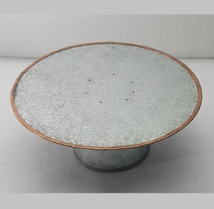 หินอ่อนตกแต่งและทองเหลืองยืนเค้ก/เค้กแผ่นเสียง - Product Image 5