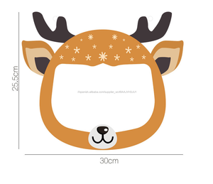 Venta caliente PET transparente Anti-niebla cara escudo dibujos animados <span class=keywords><strong>de</strong></span> Navidad máscara gafas <span class=keywords><strong>de</strong></span> protección - Product Image 6