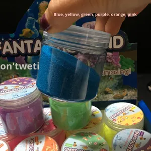 La Arena Mágica Nunca se Moja. <span class=keywords><strong>Es</strong></span> <span class=keywords><strong>un</strong></span> Increíble Juego Sensorial para Actividades Infantiles en Interiores. No tóxico e hidrofóbico - Product Image 1