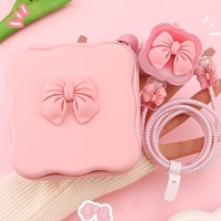 Protección de datos poco profunda y 20W completo Aplicable al cargador Soft Shell Cable DE DATOS Funda protectora Bolsa de almacenamiento
