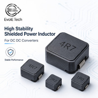Inductor de Potencia SMD Blindado de Alta Estabilidad 10uH 2A, Alta Corriente de Saturación, Alta Frecuencia de Autoresonancia, Bajo Ruido de Radiación