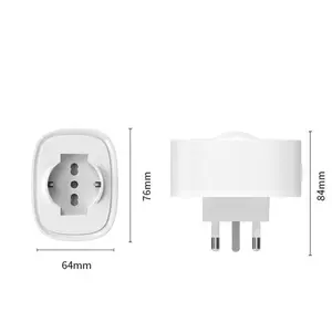 ปลั๊กอัจฉริยะ Wi-Fi Mini Outlet,เต้ารับเพียงช่องเดียวควบคุมด้วยเสียงด้วย Alexa/Google Assistant และรองรับ IFTTT สวิตช์จับเวลา