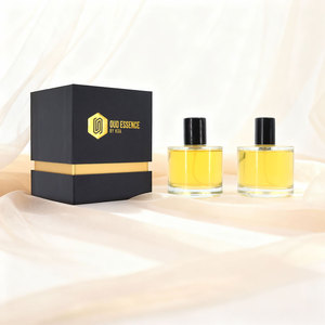 Flacons de parfum liquide en verre avec pompe pulvérisateur, rechargeables, écologiques, cylindriques, vides, 30 ml, 50 ml, 100 ml, atomiseur avec boîte cadeau - Product Image 3