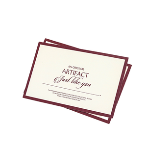 Tarjetas de Visita de Papel Especial Negro Mate con Relieve Personalizado al por Mayor, Tarjetas de Agradecimiento, Fundas, Sobres de Papel Kraft - Product Image 2
