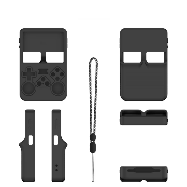 R36S Handheld Game Console Protective Case Simple Solid Color Silicone Shell Dustproof and Durable Game Accessory