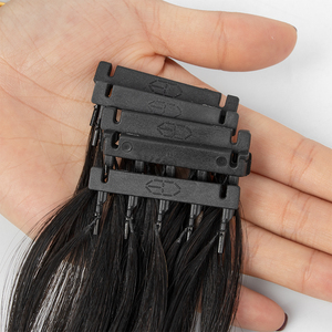 Qingdao <span class=keywords><strong>Haohao</strong></span> Vente en gros Cheveux humains Remy de haute qualité 12A Extension de cheveux 6D 3ème Extension de cheveux 6D Nouvelle arrivée - Product Image 4