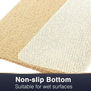 Alfombrilla de Ducha de Corcho Ecológica y Sostenible de 60x45cm, Antideslizante, Absorbente, Rectangular, Alfombrilla de Baño de Corcho Natural, Tamaño Personalizado, Marca de Moda - Product Image 3