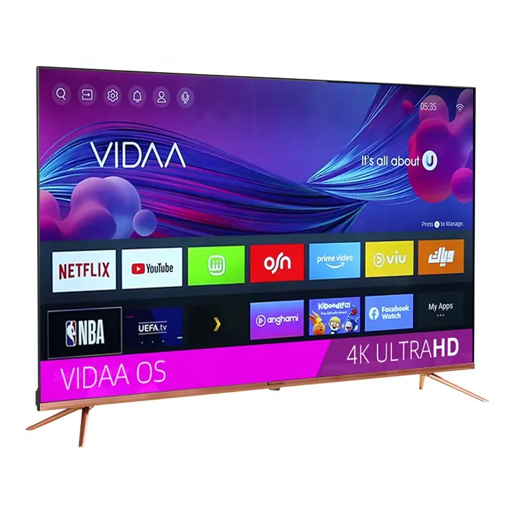 Ücretsiz lcd led tv yedek parçaları için televizyon 4k akıllı led tv 55 inç