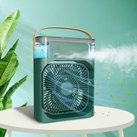 Ventilateurs de pulvérisation d'eau à cinq trous à usage domestique USB multifonctionnel bureau humidificateur d'atomisation de bureau ventilateur de brume Portable