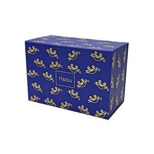 Custom Size Recyclable Coated <b>Paper</b> Rigid Magnetic Gift <b>Box</b> with Sponge Lining and Embossing Luxury Folding Packaging - Product Image 2