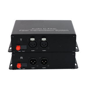 2Ch Forward XLR Balance Audio Fiber Converter Broadcast Standard Analog Balanced Audio - Product Image 1